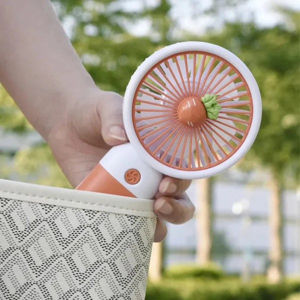 Rechargeable Handheld Fruit / Flower Decoration Fan - Assortment