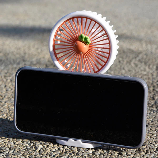 Rechargeable Handheld Fruit / Flower Decoration Fan - Assortment